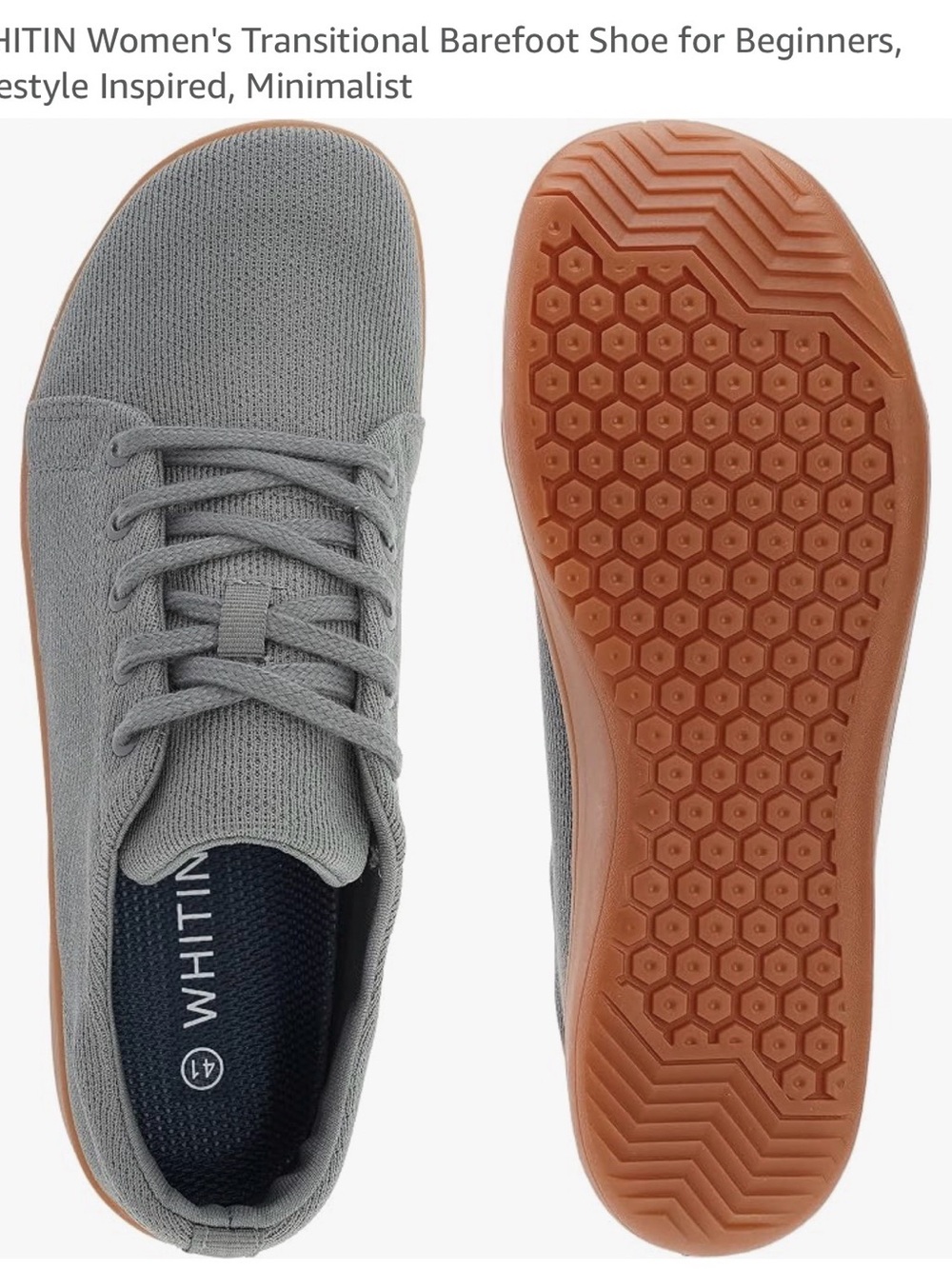 Unisex WHITIN khaki Knit Sneakers with wide toe box